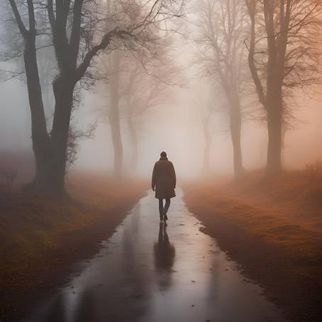 A Mystic Journey Through Fog and Shadows