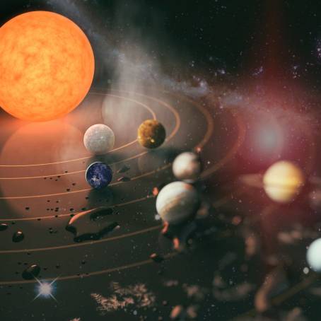 A Solar System with Dual Stars and a Plethora of Planets, NASA Supplied