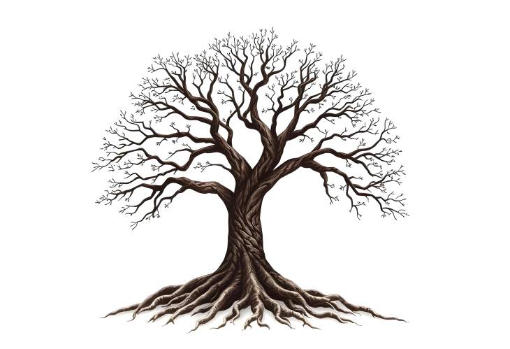 A Symbolic Tree Embracing Parental Strength, Growth, and Support