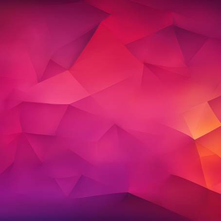 Abstract Background with Triangular Shapes and a Violet to Red Gradient