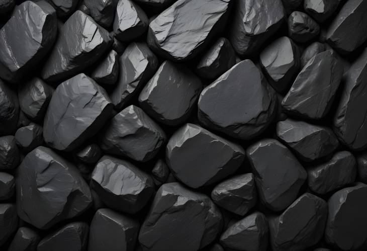 Abstract Dark Stone Rock Background with Deep, Rich Textures