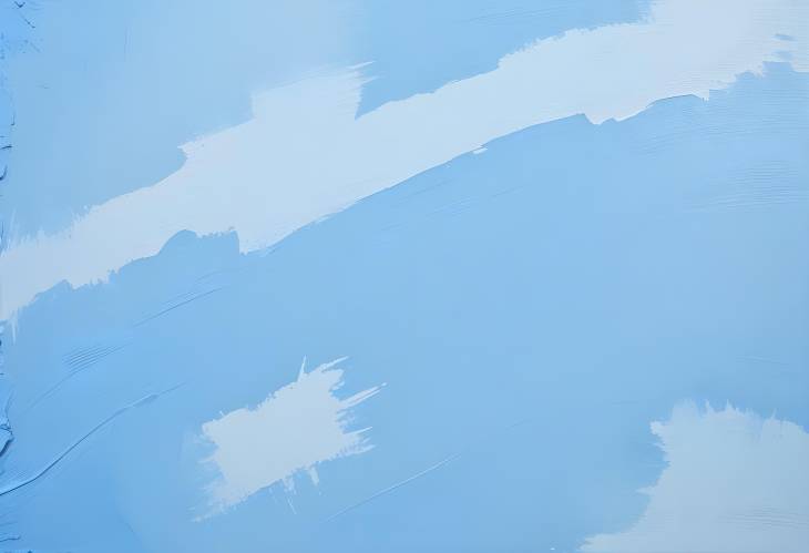 Abstract Light Blue Acrylic Paint Background Smooth and Soft