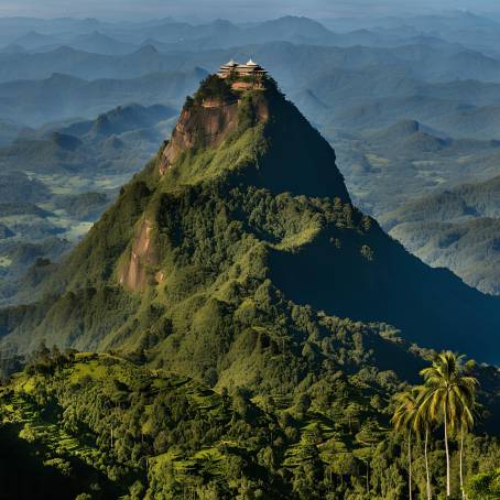 Adam Peak Sri Pada Stunning Mountain View in Sri Lankas Natural Beauty