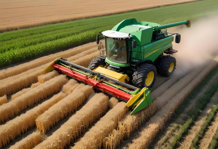 Agricultural Machinery in Field Forage Harvester Cutting Maize for Silage and Biomass Crop