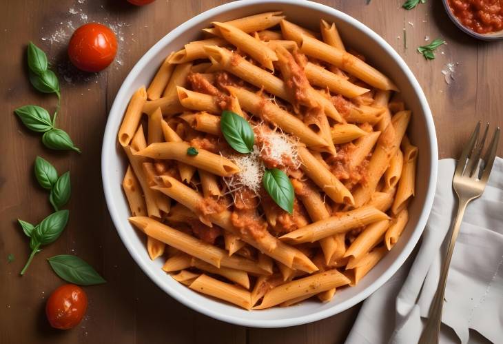 Arrabbiata Bliss Penne Pasta with Spicy Tomato Sauce Perfection