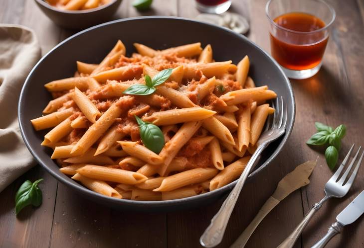 Arrabbiata Perfection Penne Pasta with Spicy Tomato Sauce