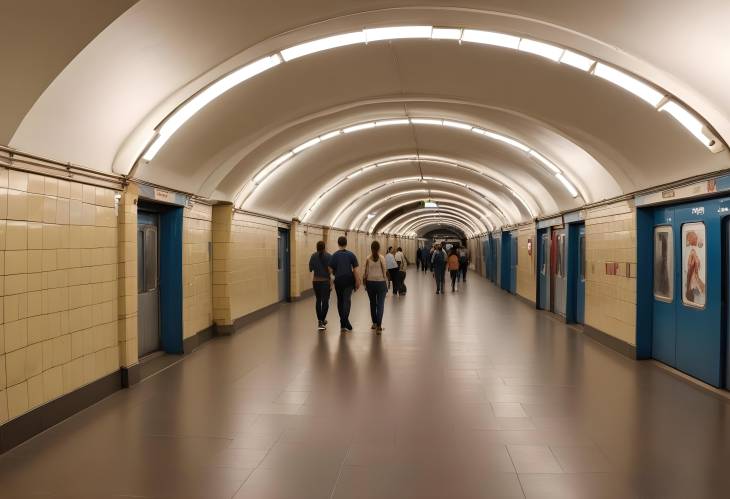 August 4, 2018  Interior of Novoslobodskaya Subway Station, Moscow Ring Line Historical and Artist