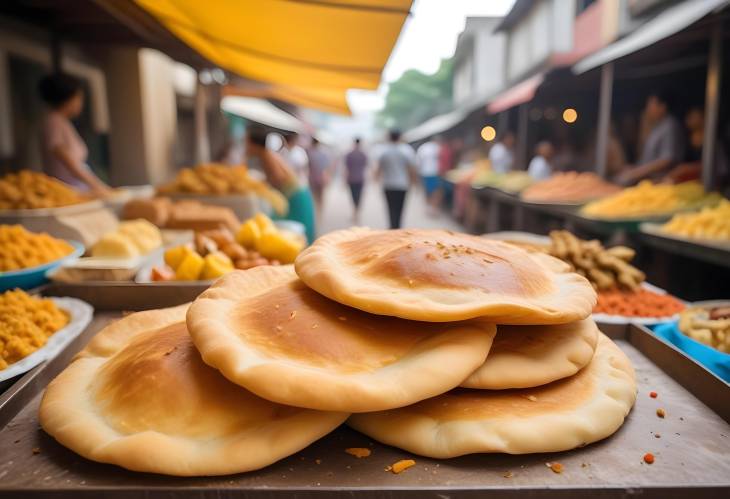 Authentic Thai Crispy Roti Golden Flatbread from Thailands Street Food Scene