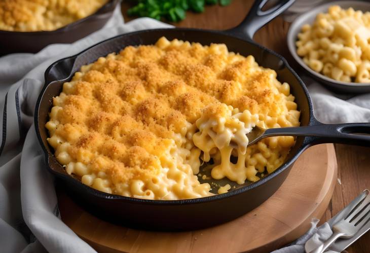 Baked Mac and Cheese Comfort in a Skillet