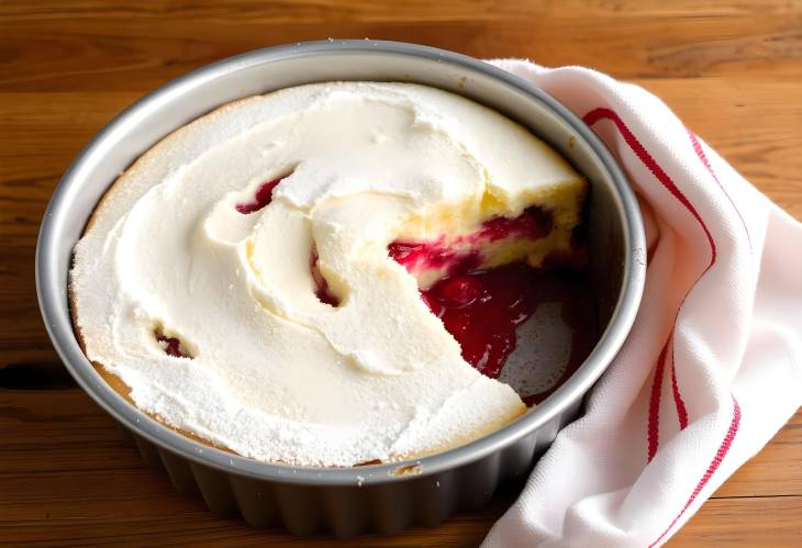 Baking Joy Cherry Sponge Cake Ready to Enjoy