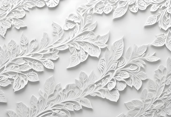 Beautiful Abstract Pattern on White Background for Banner Design and Creative Projects