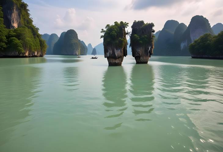 Beautiful James Bond Island Koh Tapu in Phang Nga Bay, Thailand