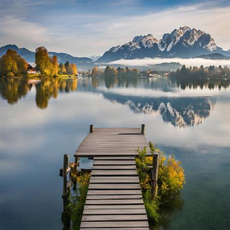 Beautiful Lake Hopfensee in Fssen A Bavarian Scenic Escape