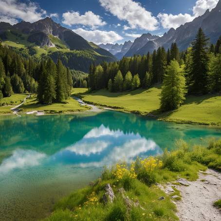 Beautiful Turquoise Lake at Uzundere Seven Lakes, Erzurum  Trkiye Travel June 2021