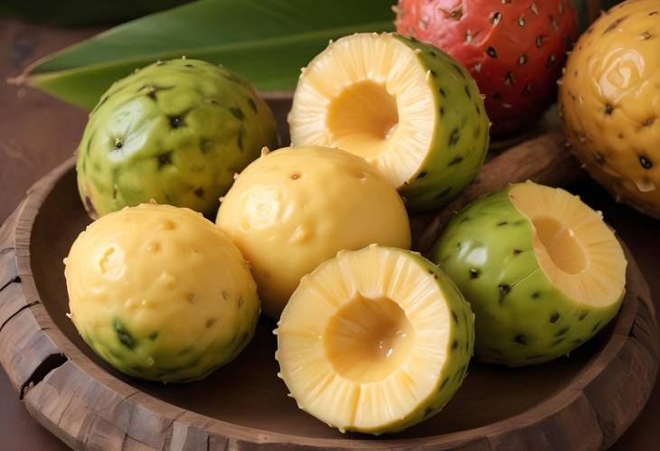 Biriba Exotic Tropical Fruit with Sweet Custard Texture and Rich Flavor