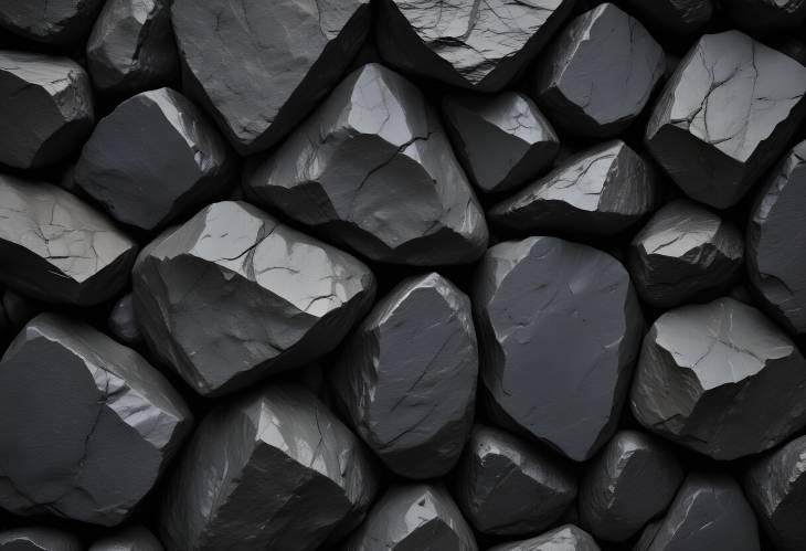 Bold Dark Stone Rock Background with Rich, Deep Textural Patterns