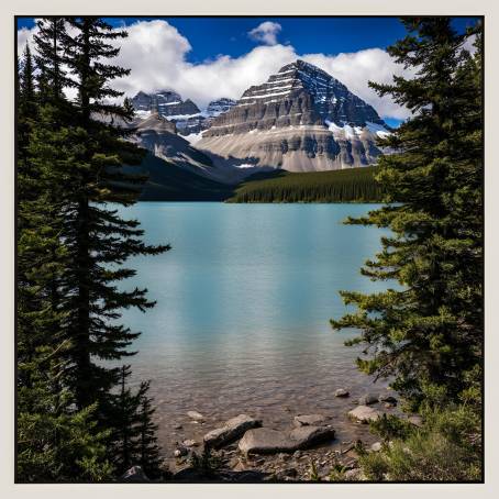 Bow Lake A Gem on Icefields Parkway with Stunning Rocky Mountain Views in Alberta