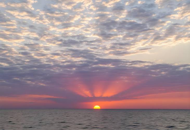 Breathtaking Sunrise Clouds at Al Khobar Beach