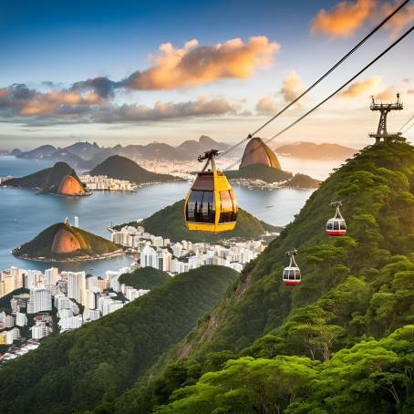 Breathtaking Views from the Cable Car to Sugar Loaf Mountain in Rio de Janeiro