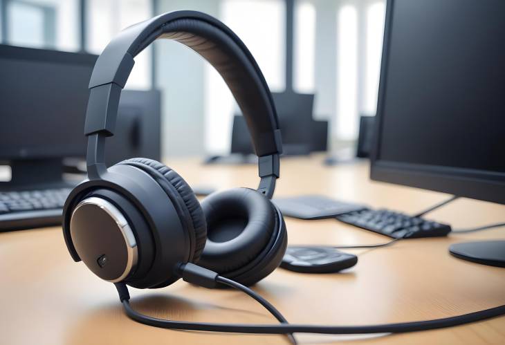 Call Center Ready Headset and Customer Support Equipment for Professional Service