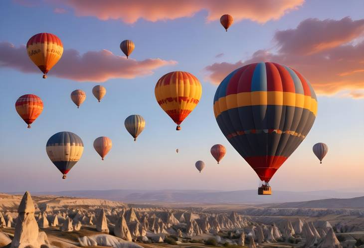 Cappadocia at Dawn Colorful Balloons and a Glorious Sunrise