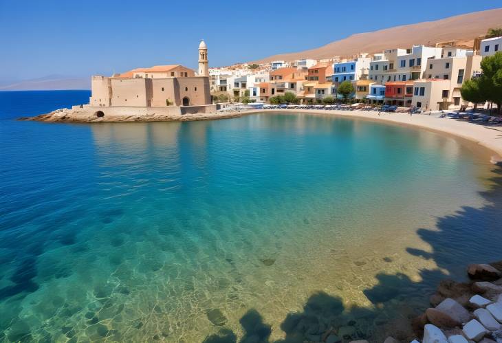 Chania Bays Summer Glow A Scenic Day in Crete, Greece