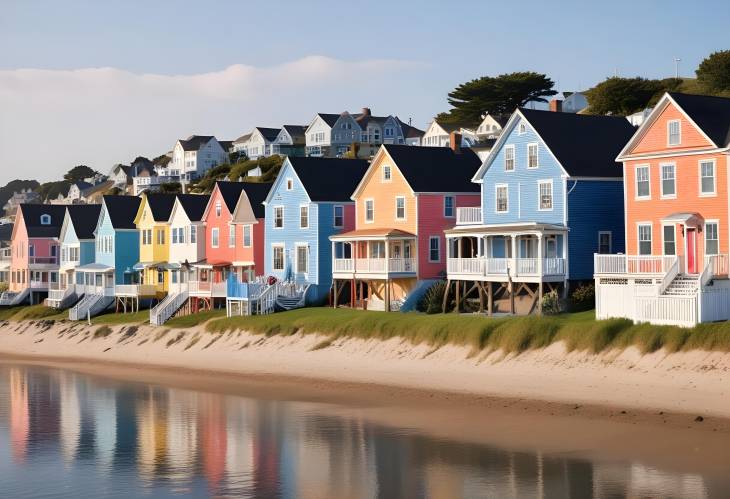 Charming Seaside Festival Coastal Bliss and Colorful Houses