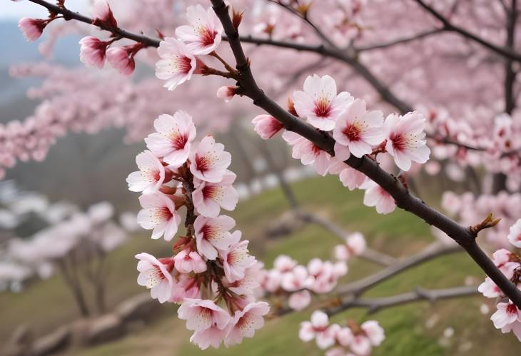 Cherry Blossom in Full Bloom at Naju, South Korea  A Springtime Spectacle