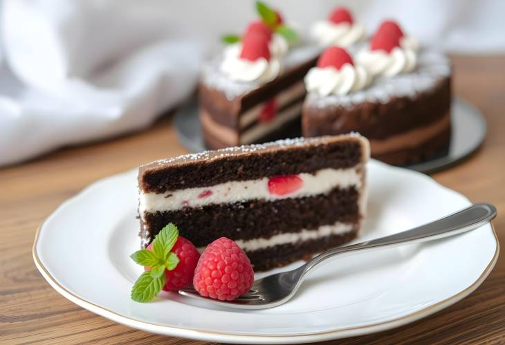 Chocolate Raspberry Cake A Black Forest Wedding Dessert with German Tradition