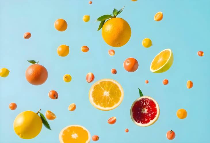 Citrus and Tropical Fruits A Colorful Display