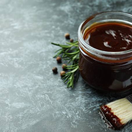 Classic Barbeque Sauce with Brush in a Jar