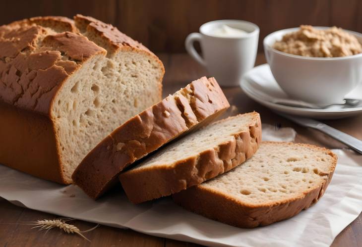 Classic Irish Wheaten Bread Whole Wheat Soda Bread with a Traditional Brown Flavor