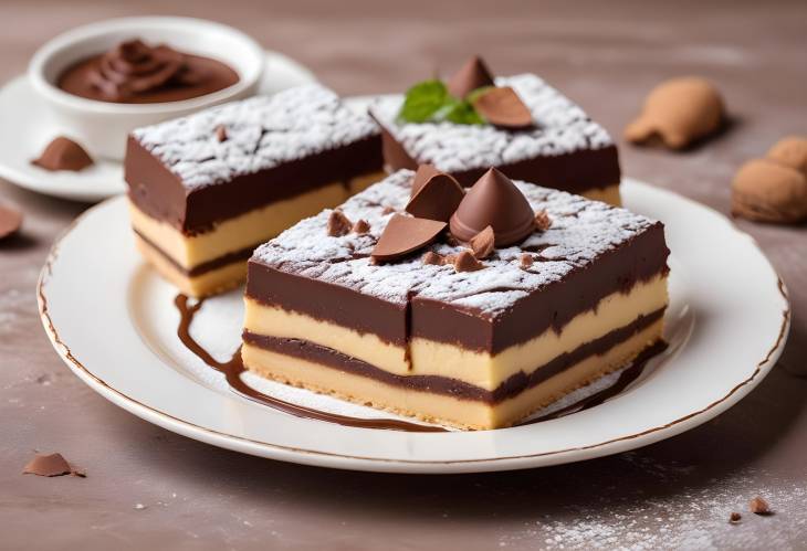 Classic Italian Dessert with Rich Chocolate and Traditional Touches