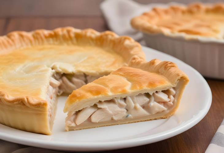 Classic Moravian Chicken Pie with Creamy Gravy and Savory Chicken Filling