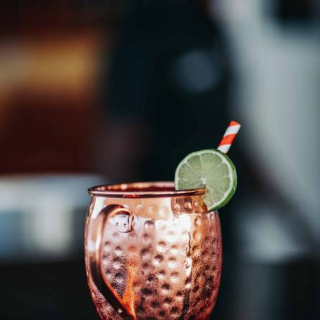 Classic Moscow Mule with Lime, Mint, and Cool Cucumber