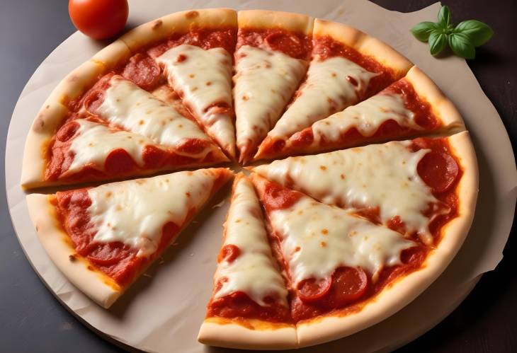 Classic New York Style Pizza Thin Crust, Tomato Sauce, Cheese, and Foldable Slices for Every Craving