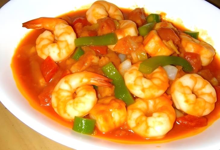 Classic Shrimp Creole  Spicy Tomato Shrimp with Bell Peppers and Onions