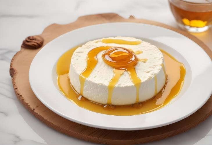 Classic Warm Ricotta with Golden Honey for a Rich Dessert Experience