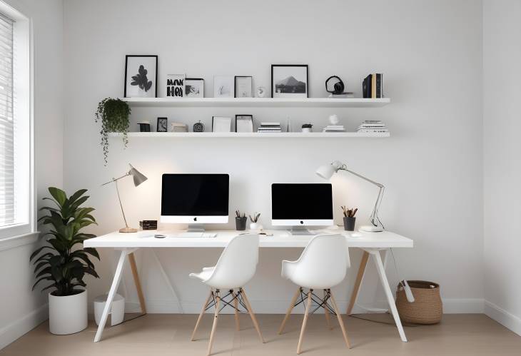 Clean Minimalist Workspace for Maximum Productivity