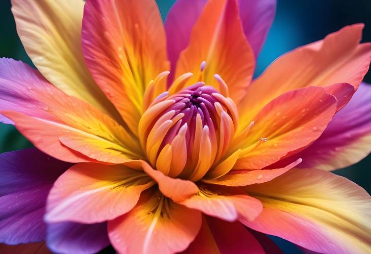 Close Up Delight Blooming Flowers in Vivid Colors