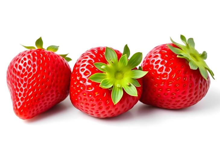 CloseUp of Strawberries Natures Candy