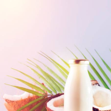 Coconut Milk Vegan NonDairy Bottles with Clean Label