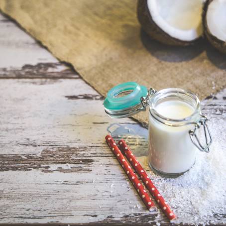 Coconut Vegan Milk in Sustainable Bottles, Non Dairy