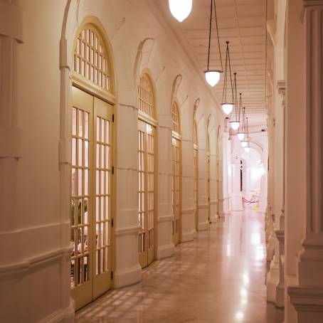 Colonial Splendor of The Old Raffles Hotel in Singapore