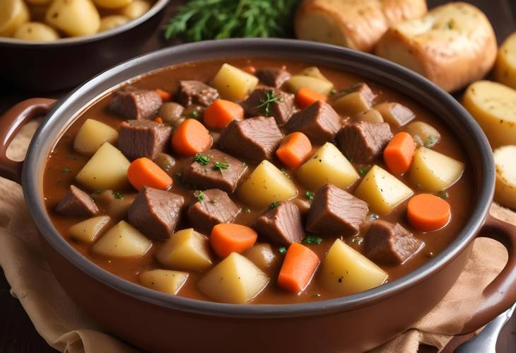 Comforting Beef Stew Meat, Potatoes, and Carrots