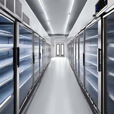 Commercial refrigeration chamber for largescale food storage and preservation