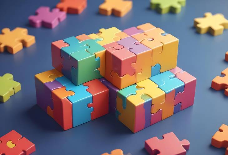 Connecting Jigsaw Puzzle with ABC Blocks Teamwork and Intelligence for Game Design