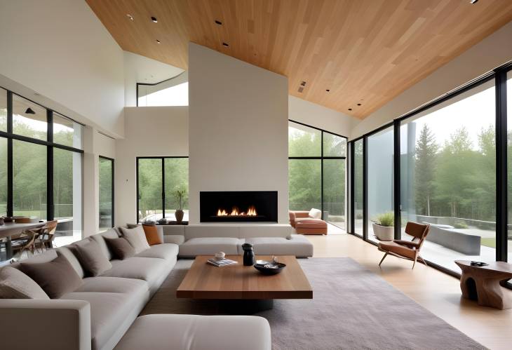 Contemporary Modern Living Room Elegant Design and Chic Furniture for Stylish Homes