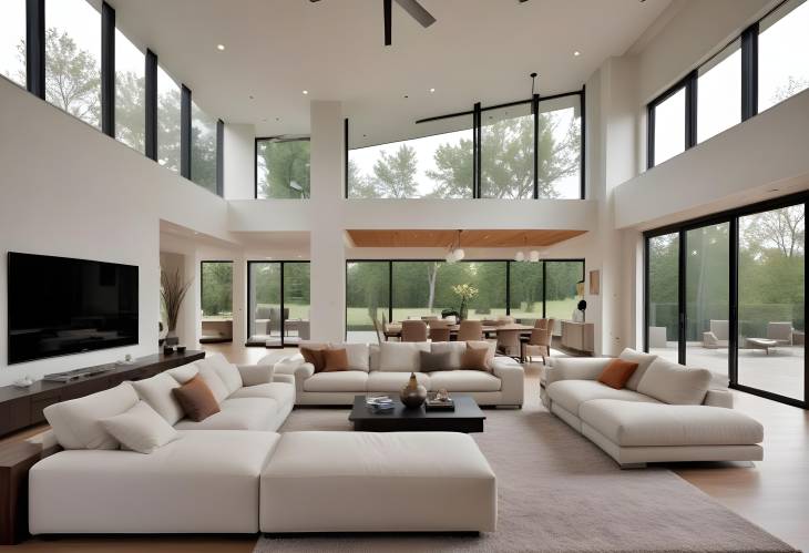 Contemporary Modern Living Room Elegant Furniture and Stylish Home Design