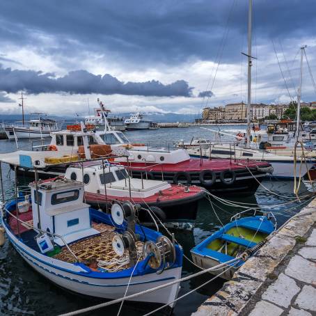 Costa Deliziosa Arrival in Corfu Harbor